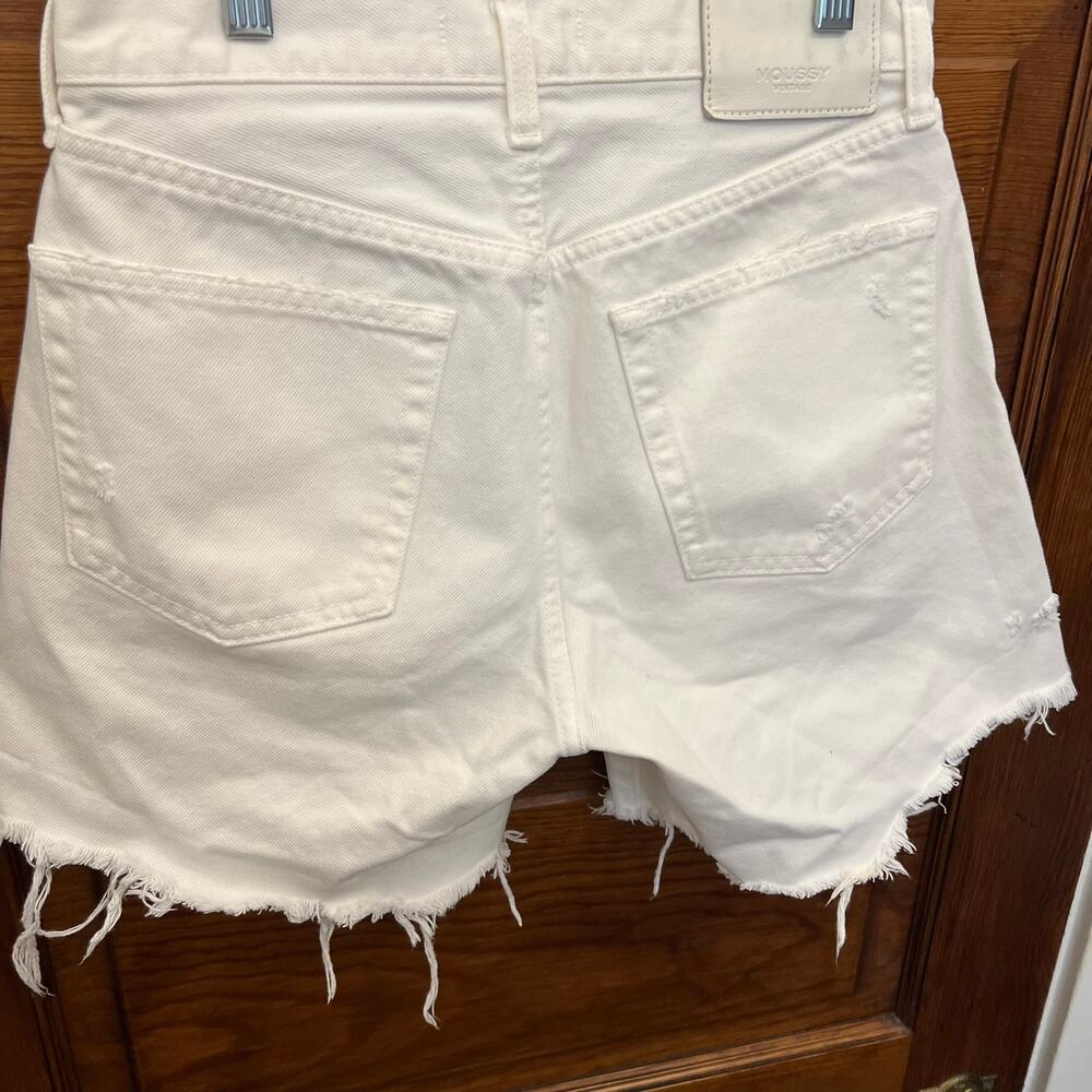 Moussy vintage Cutoff Jean shorts 025esc11-2690 sz 25 Women's White *Stain - Picture 10 of 16